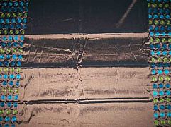 DESIGNER-THROW-CHOCOLATE-SILK/-LIME-&-AQUA-SPOT-125-cm-X-150-cm-NEW-LOUNGE-BED-THROW